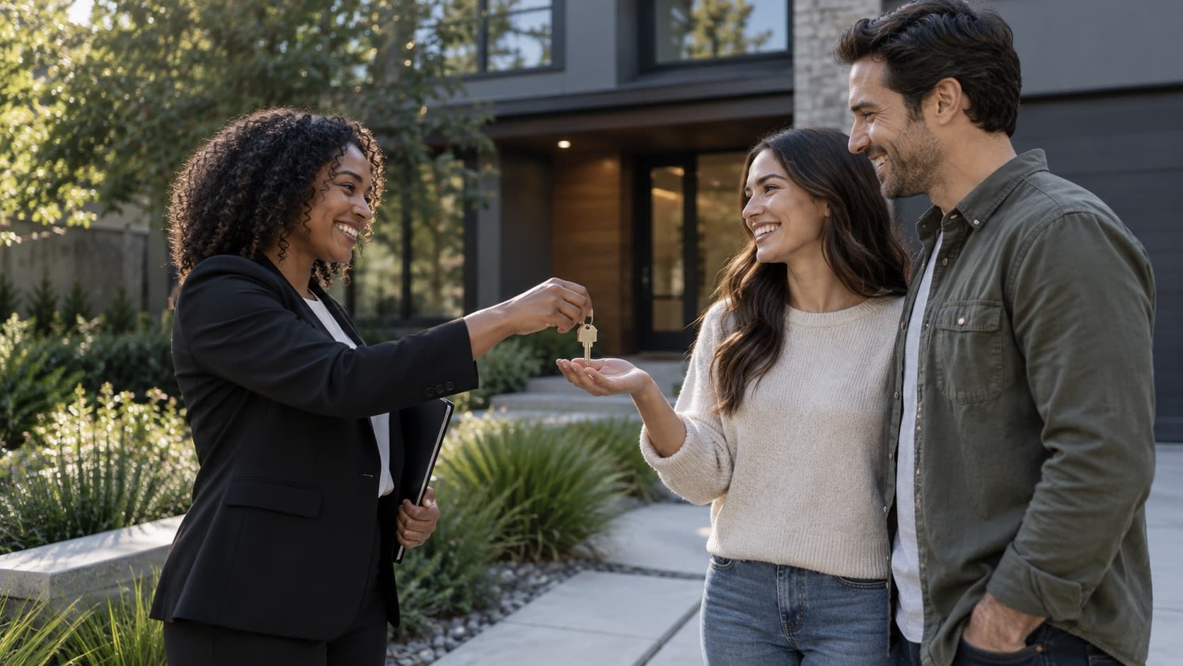 Entrega de llaves de una vivienda